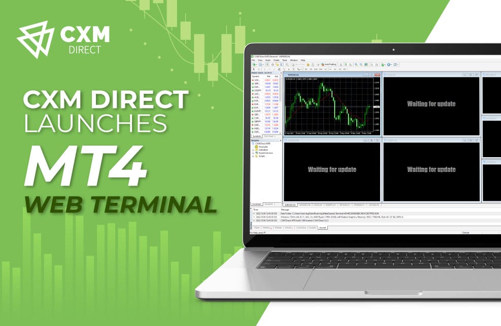 A CXM Direct lança o terminal web MT4.