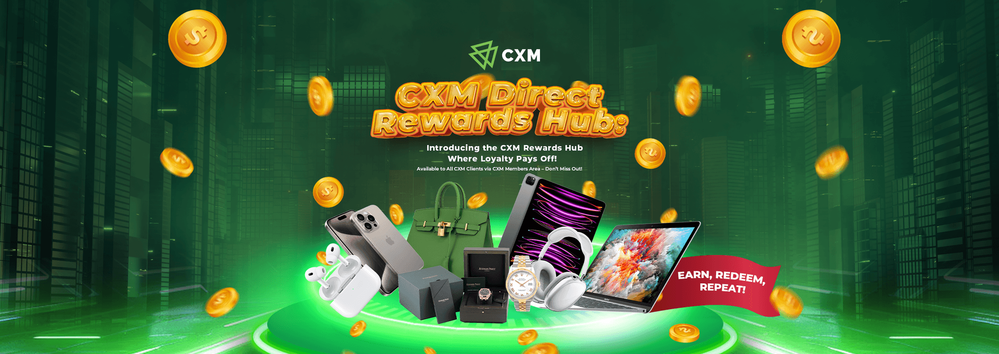 Centro de recompensas e programa de fidelidade CXM