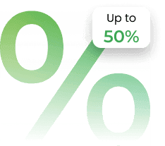 Ilustração de até 50% de comissão