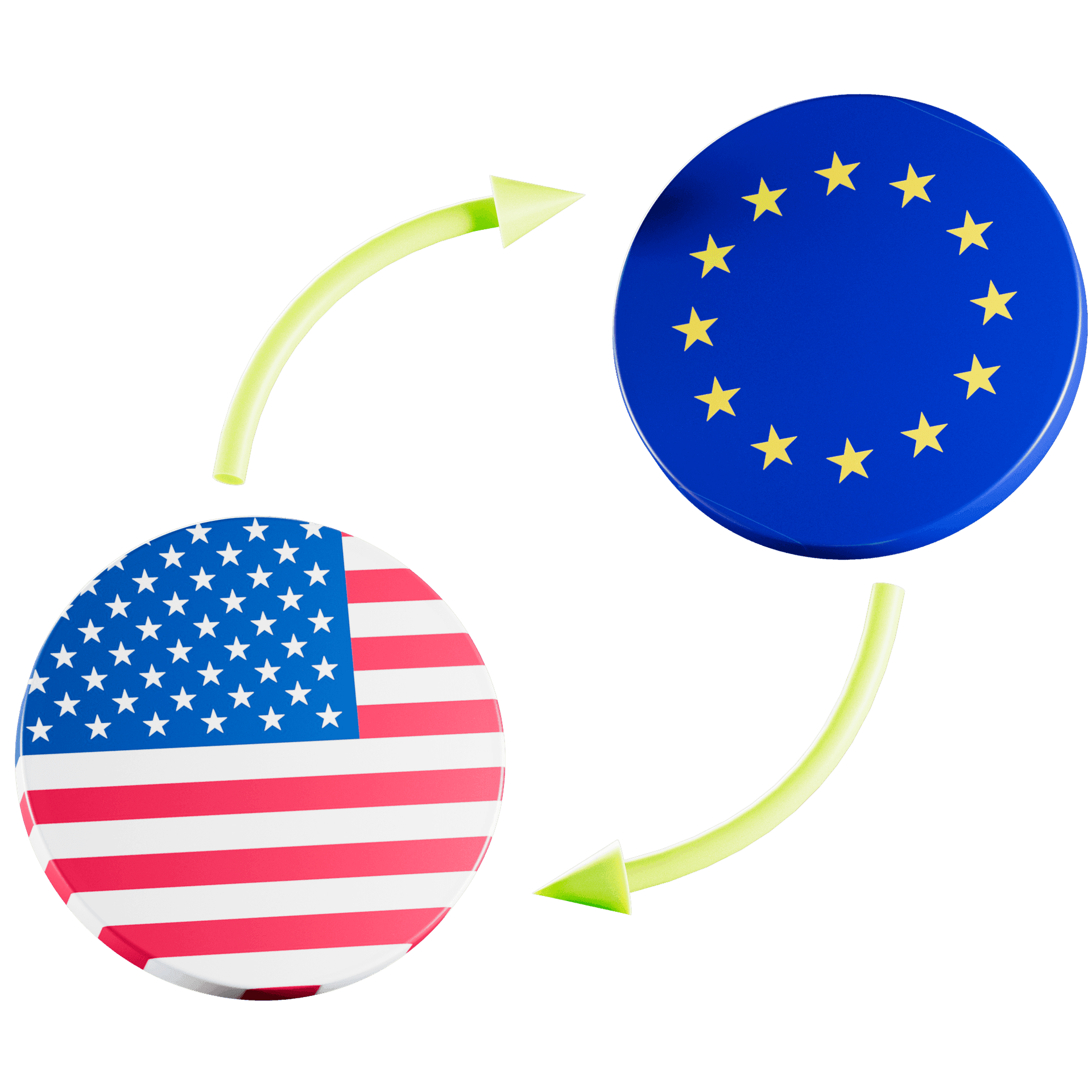 Ilustração de câmbio de moedas Forex