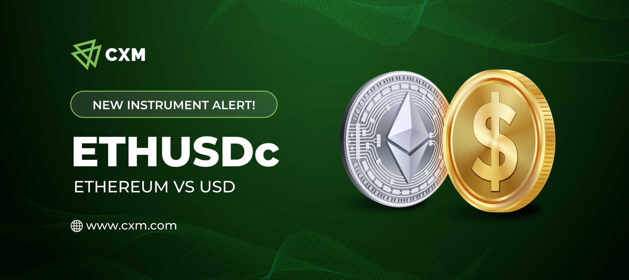 أضافت CXM عملة ETHUSDC إلى محفظتها من العملات المشفرة